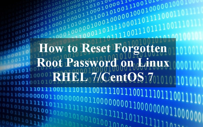 How to Change Password in CentOS 7 via Command Line